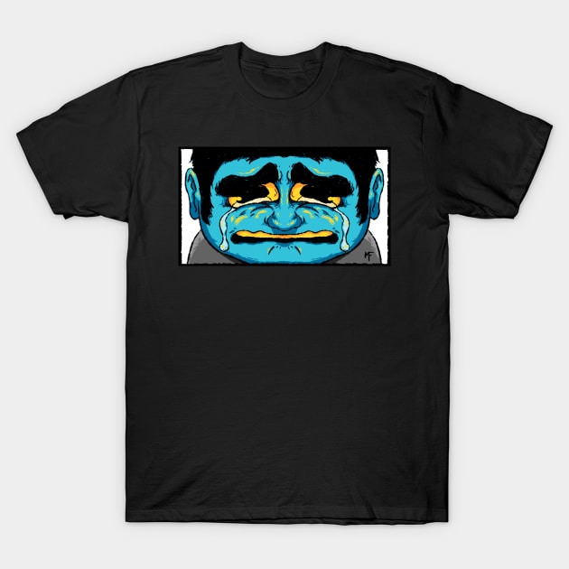 Sad T-Shirt by Mike's Prints